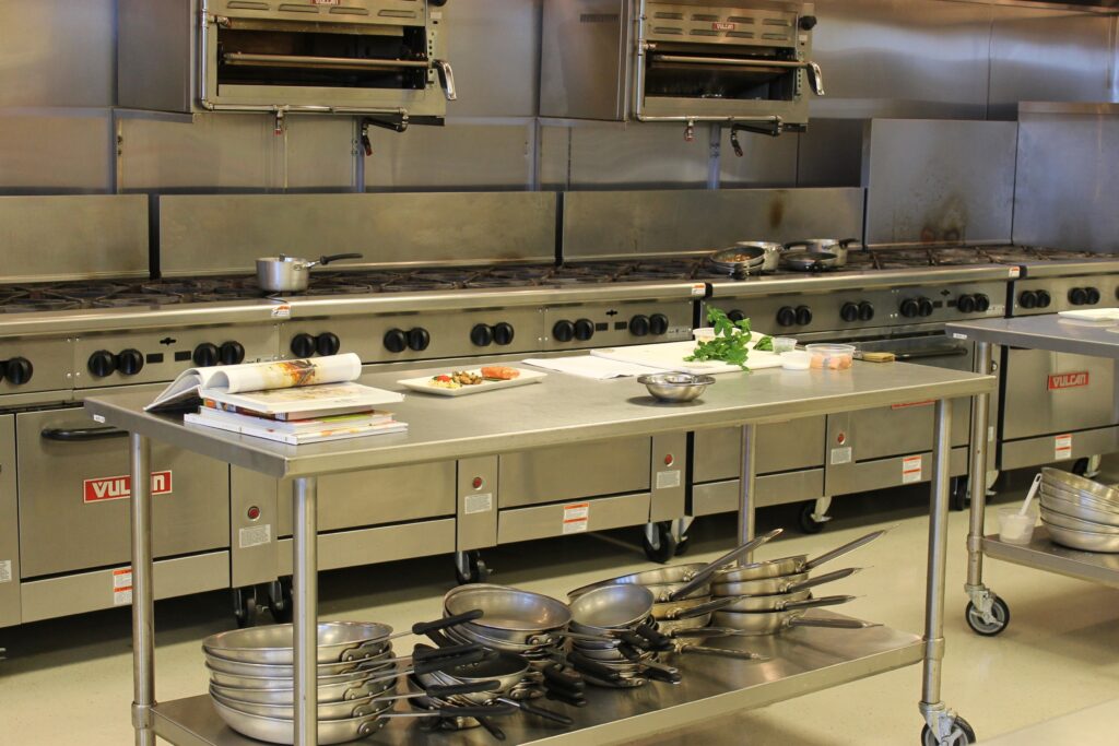 commercial kitchen image